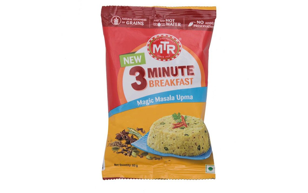 MTR Magic Masala Upma - 3 Minute Breakfast   Pouch  60 grams